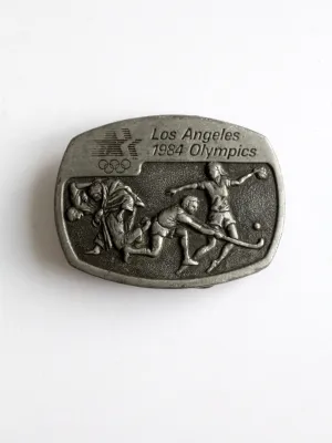 vintage 1984 Olympic Games belt buckle