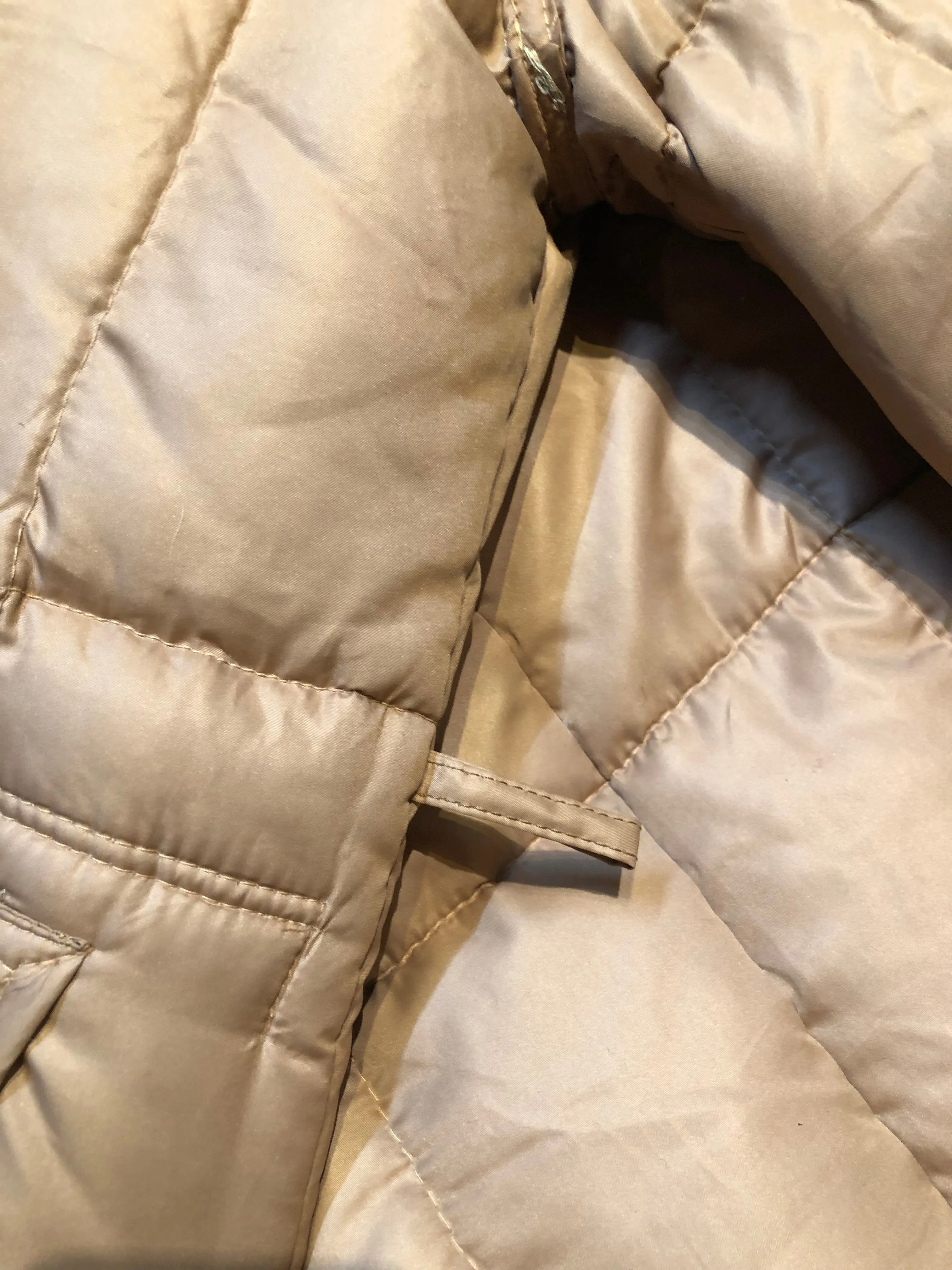 Vintage 80’s Baycrest Pink Down-Filled Coat, Made in Canada, Size 10