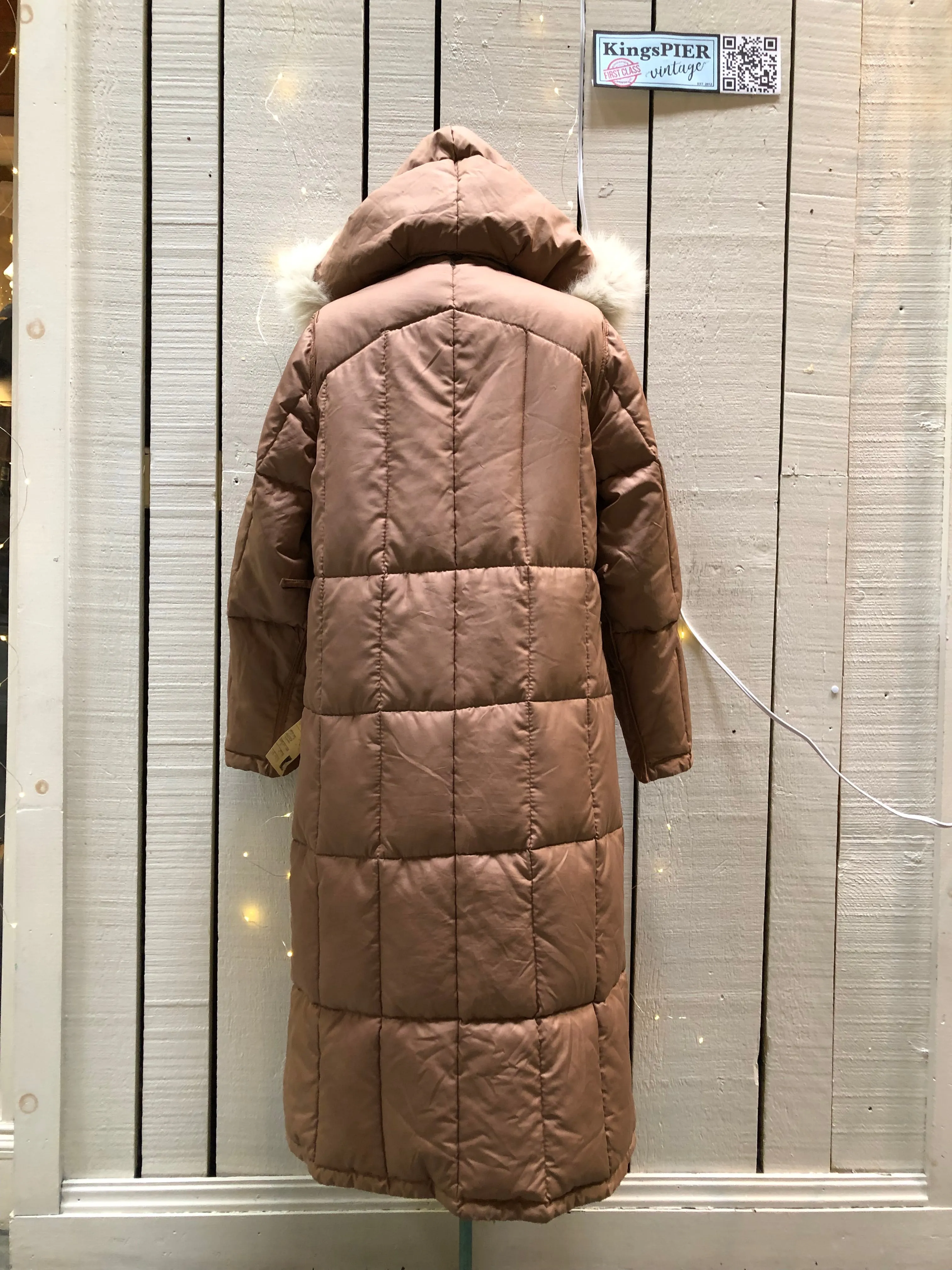 Vintage 80’s Baycrest Pink Down-Filled Coat, Made in Canada, Size 10