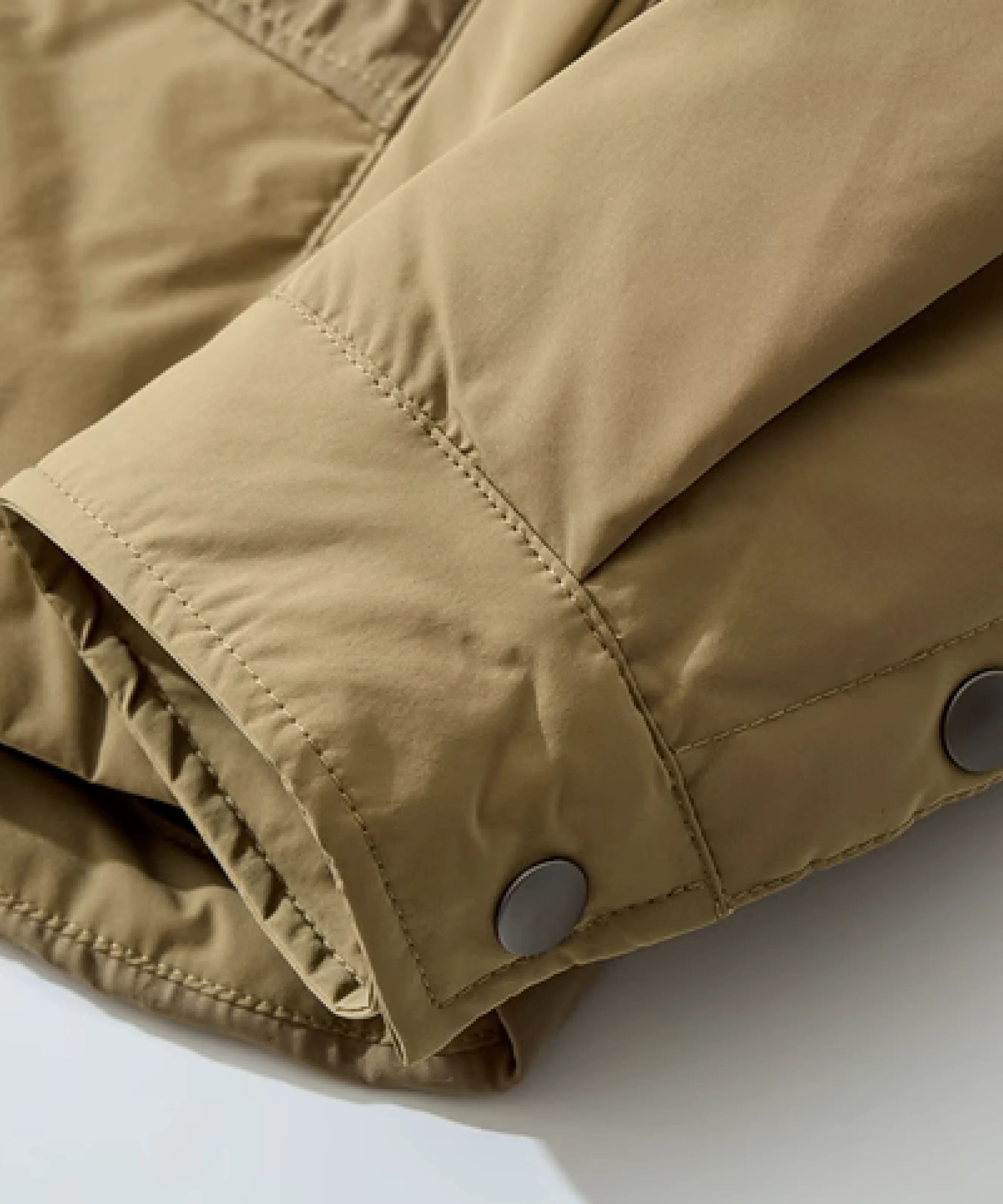Vintage Block Patch Duck Down Coat