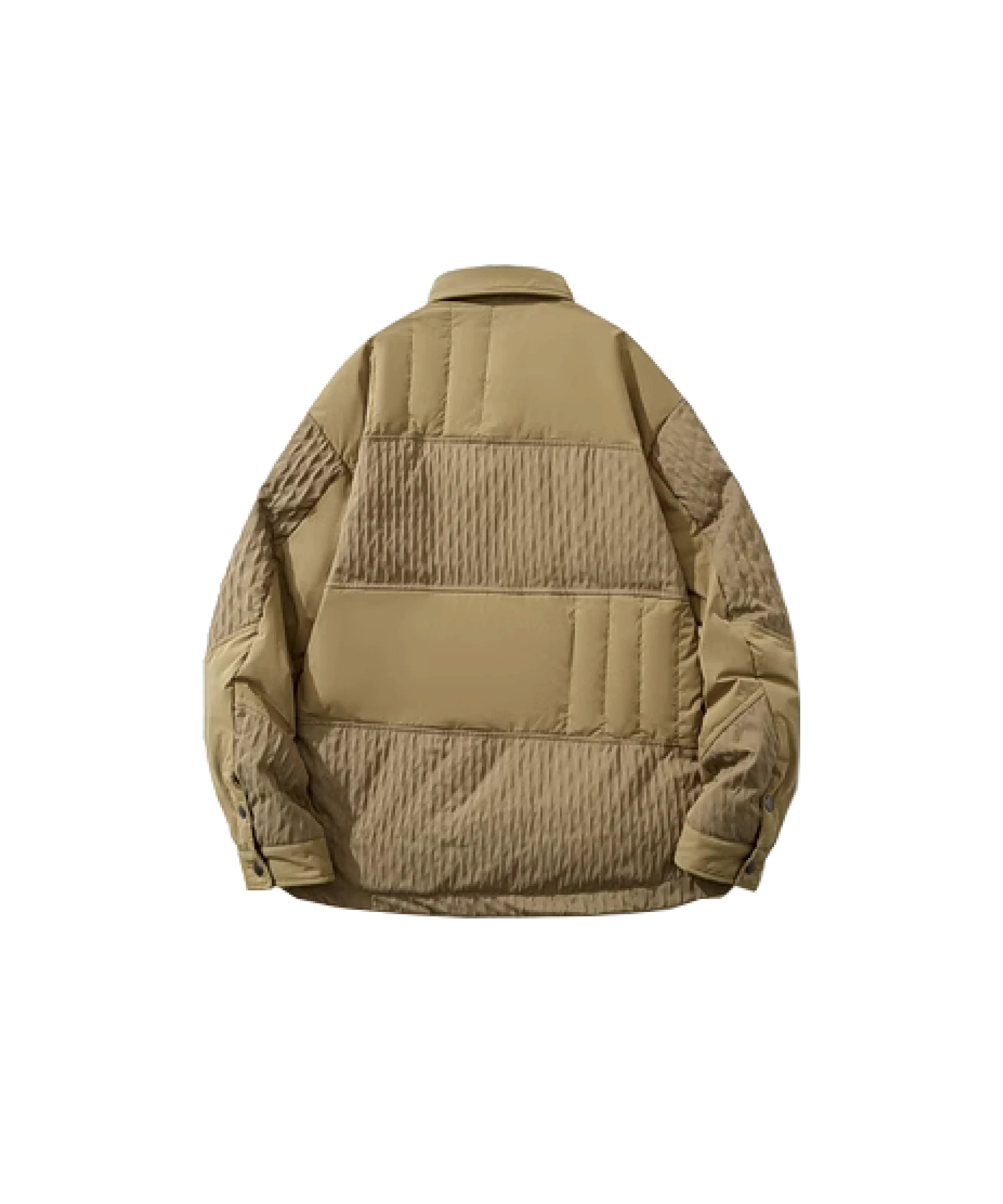 Vintage Block Patch Duck Down Coat