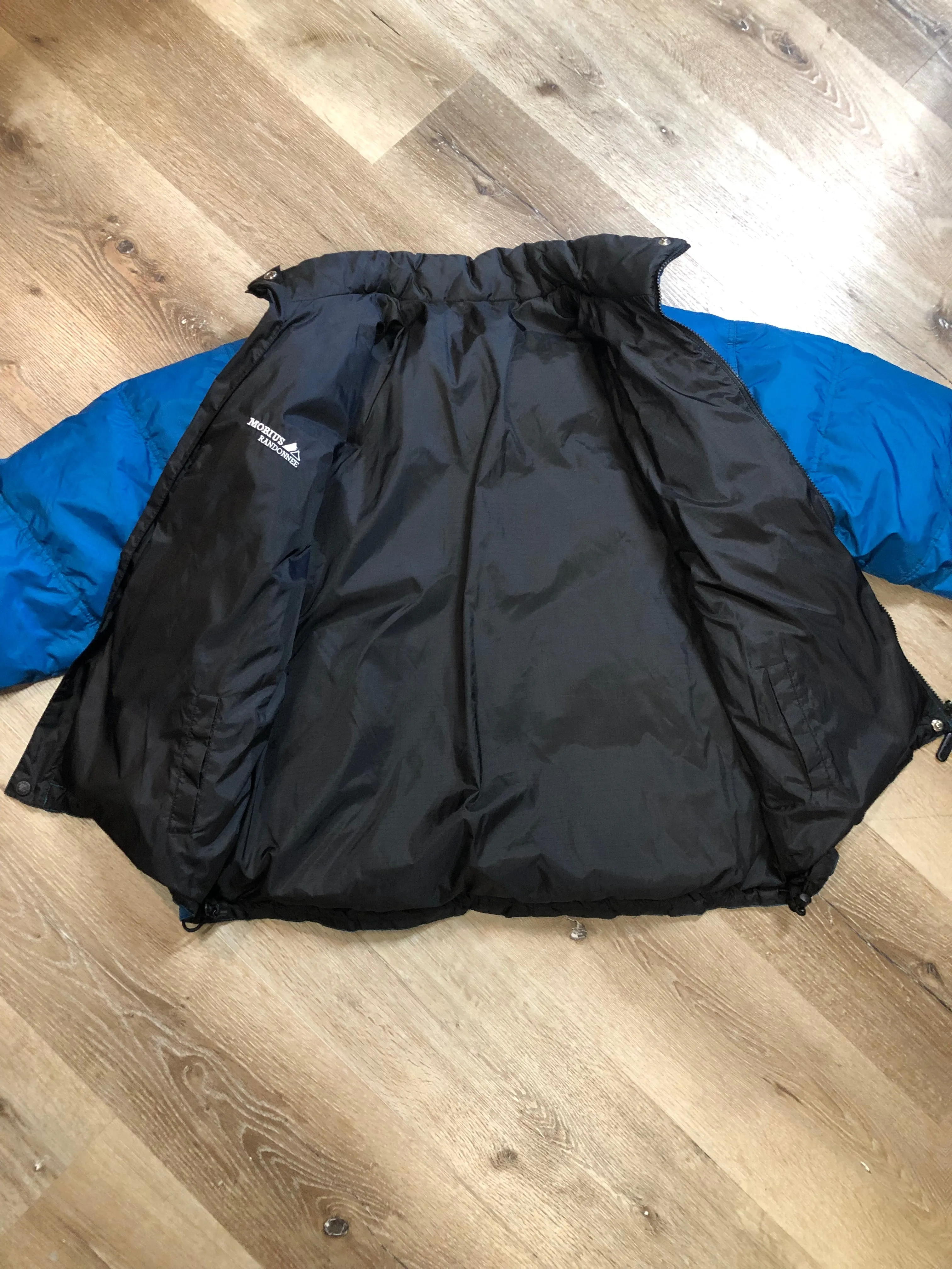 Vintage Mobius Reversible Down Filled Ski Jacket