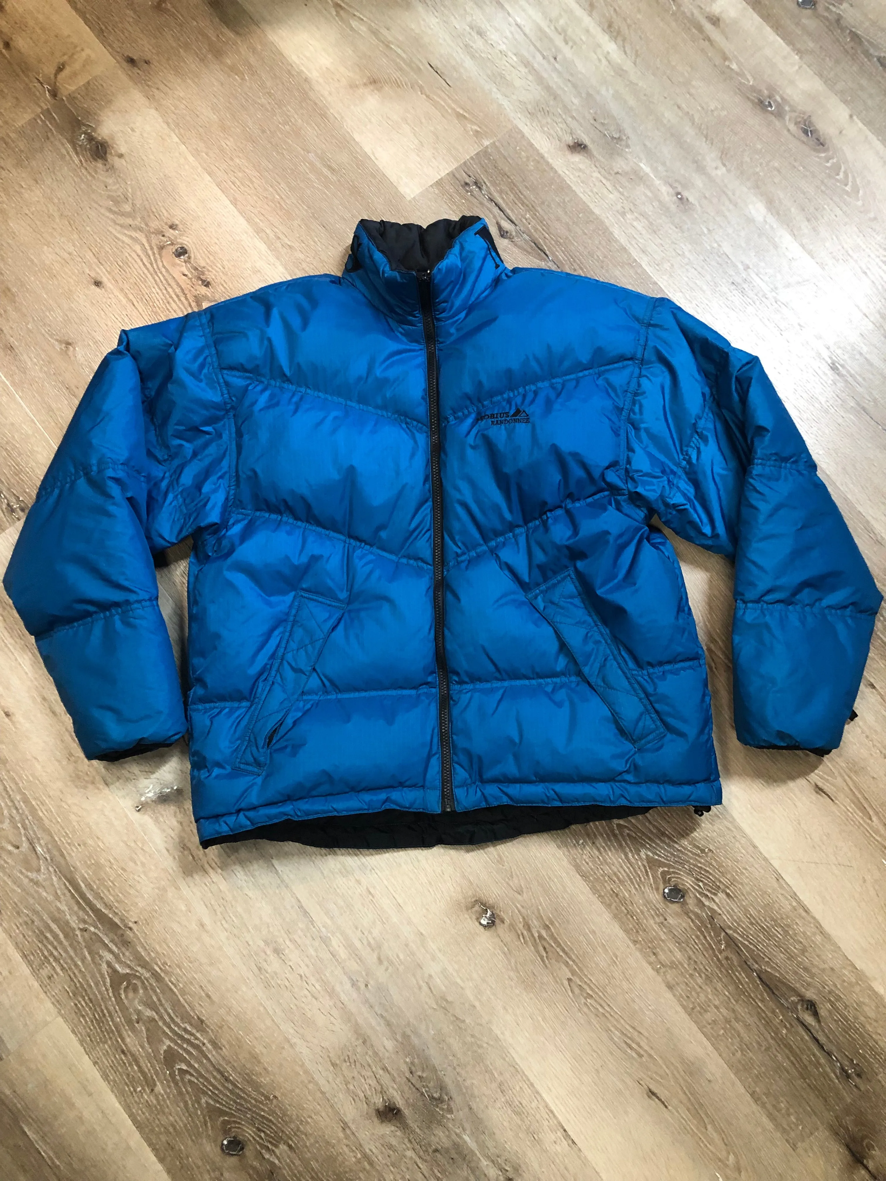 Vintage Mobius Reversible Down Filled Ski Jacket