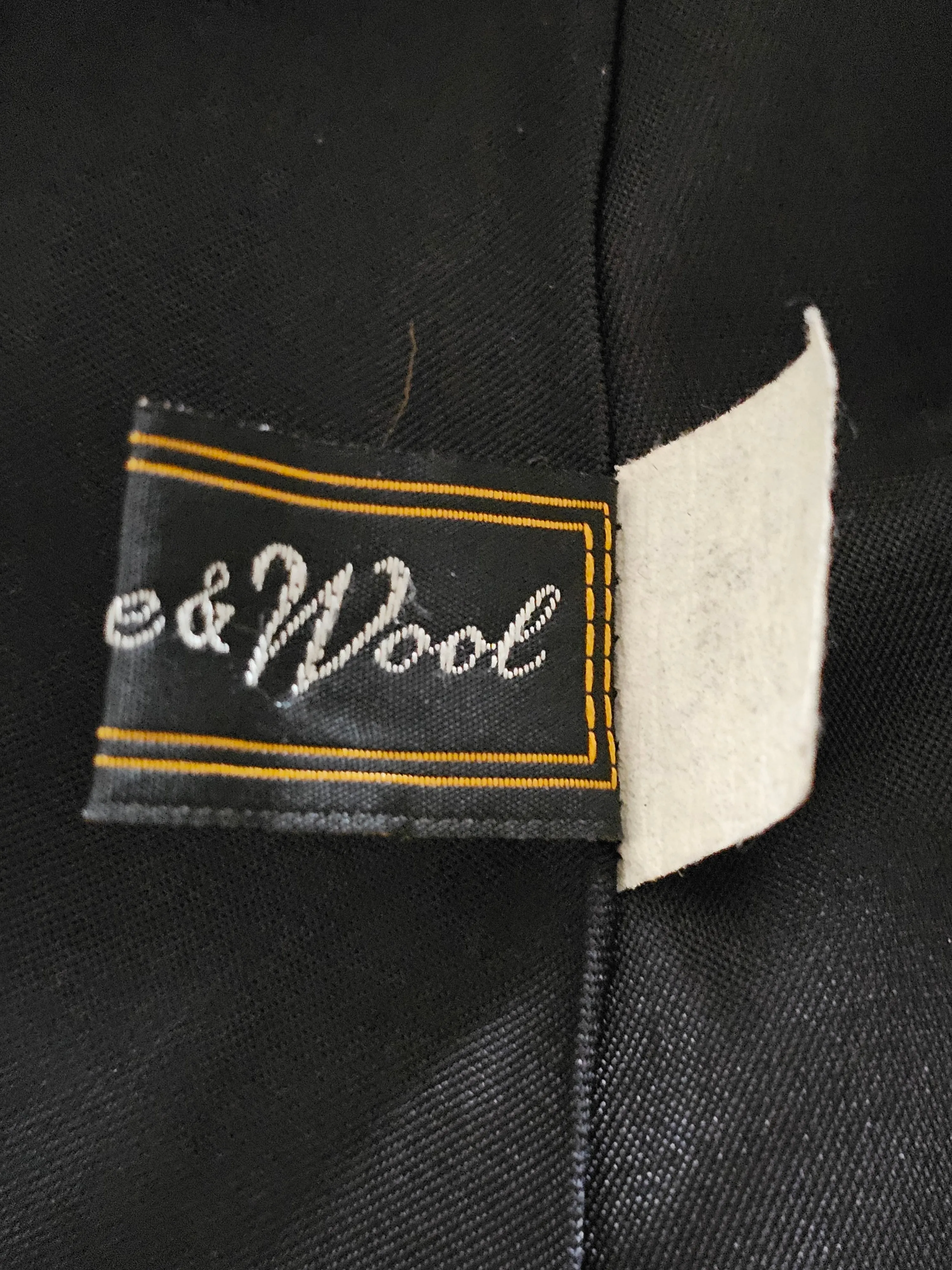 Vintage Nina Ricci Only at Bloomingdale's Cashmere Wool Swing Coat Fur Trim L/XL