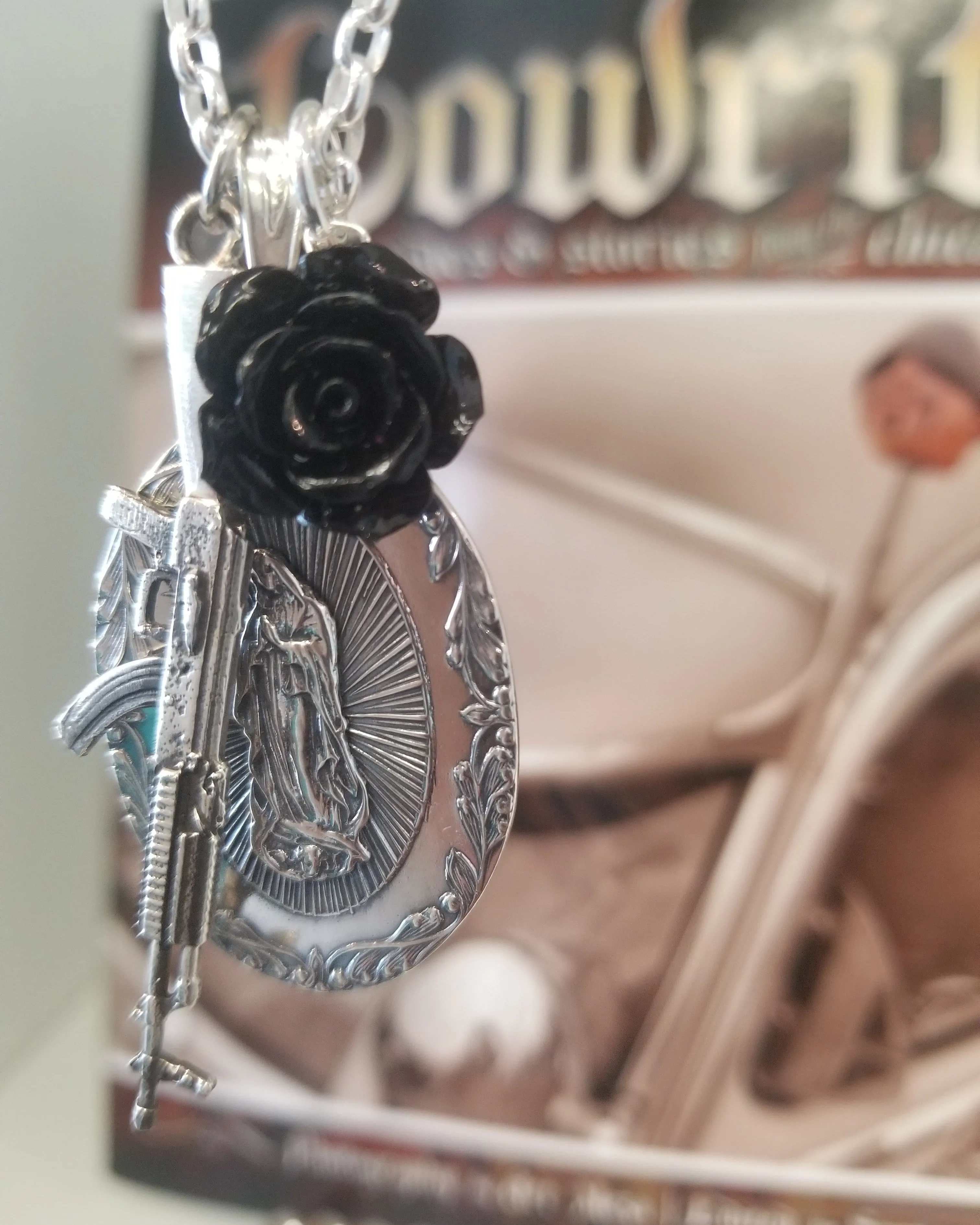 Virgen de Guadalupe Revolution Necklace