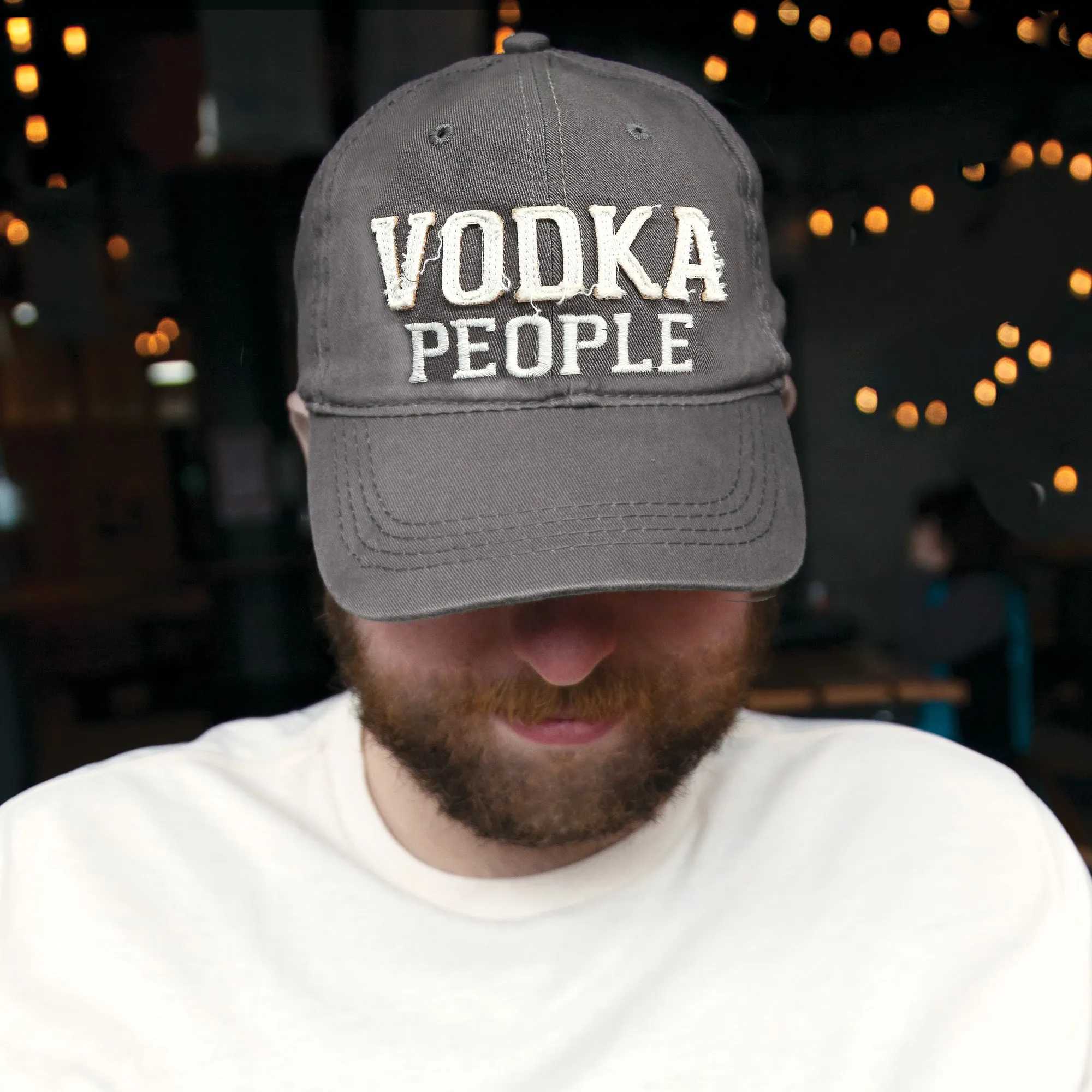 Vodka People Dark Gray Adjustable Hat