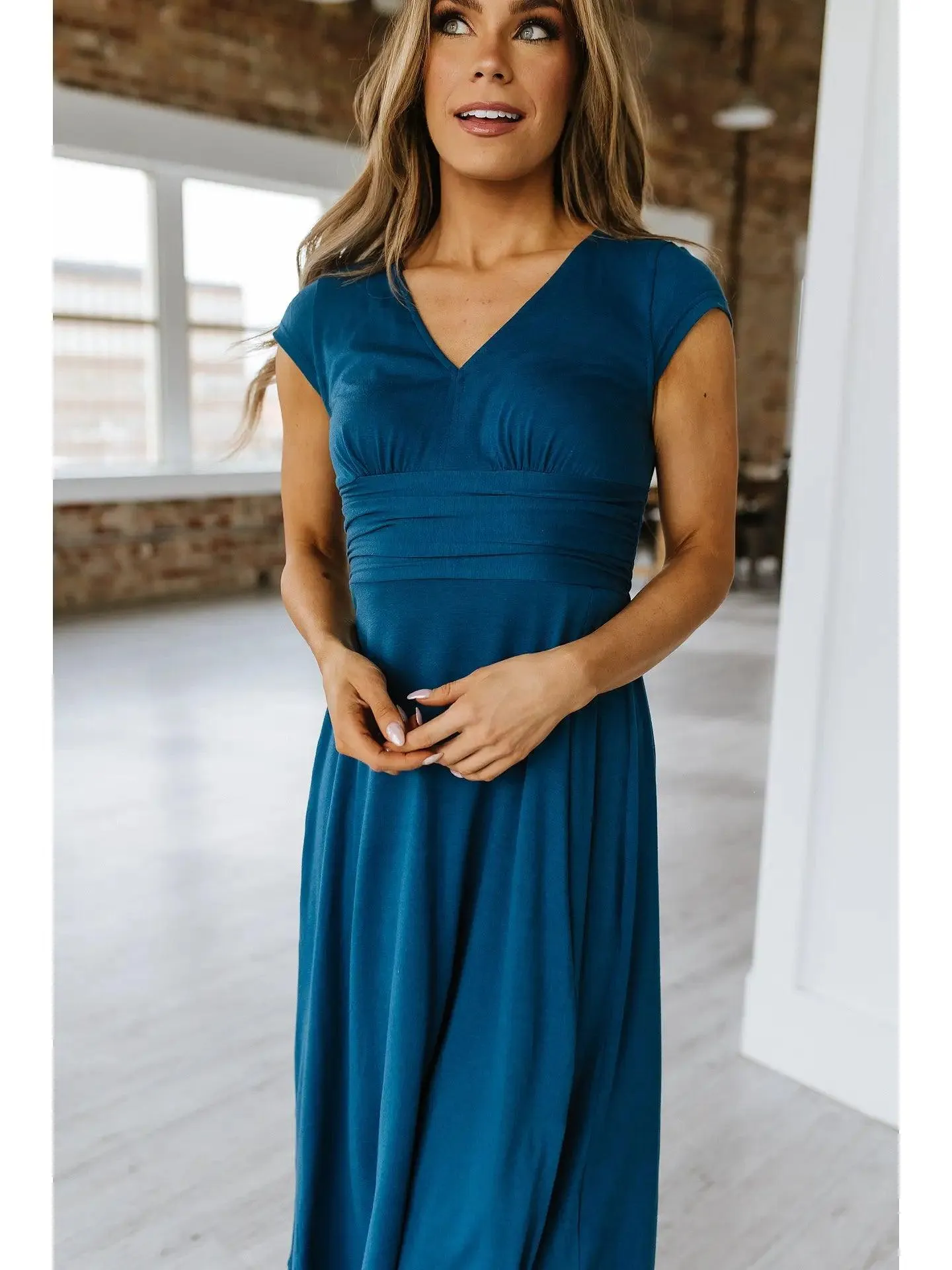 Walter V-Neck Maxi Dress