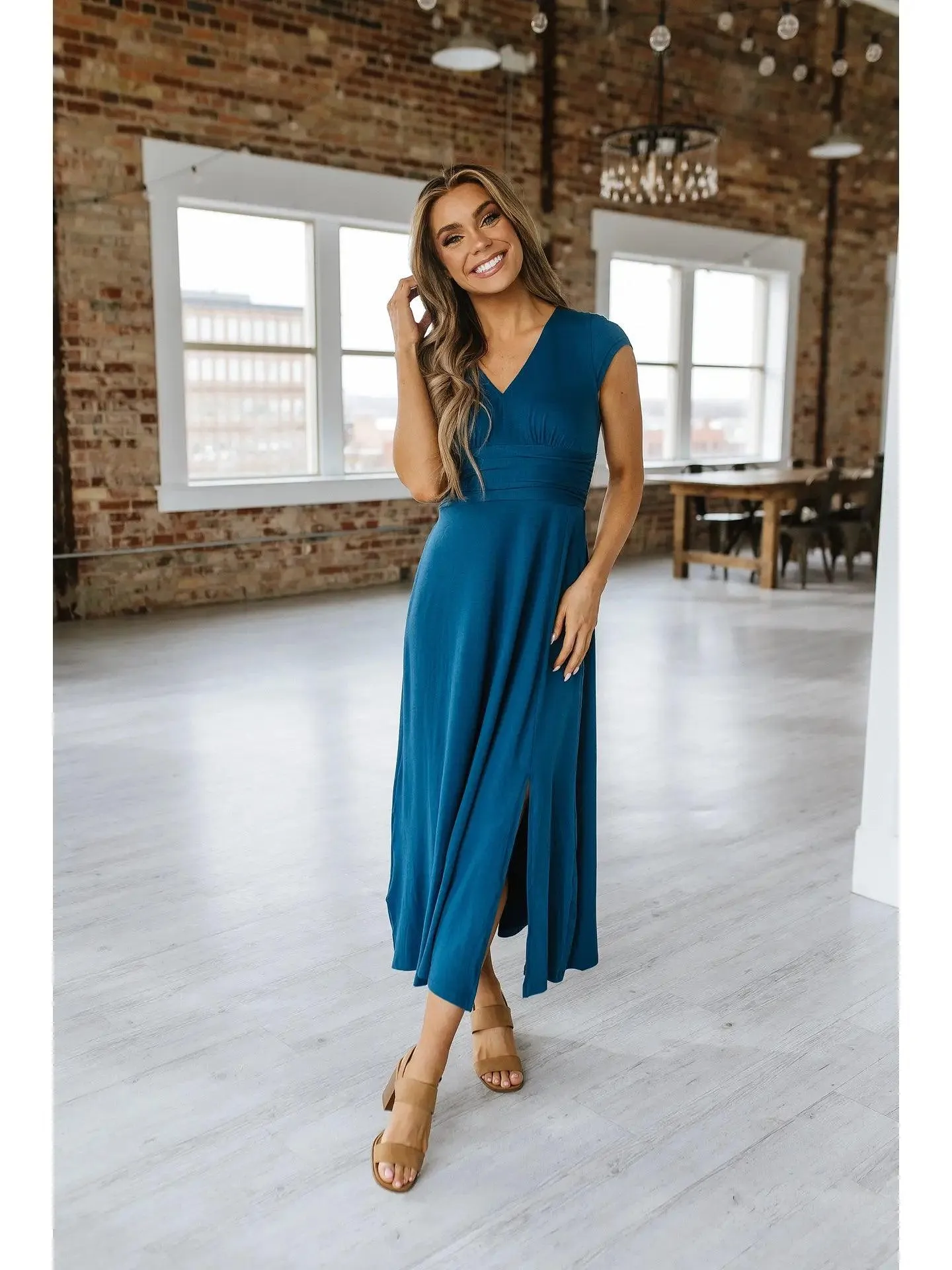 Walter V-Neck Maxi Dress