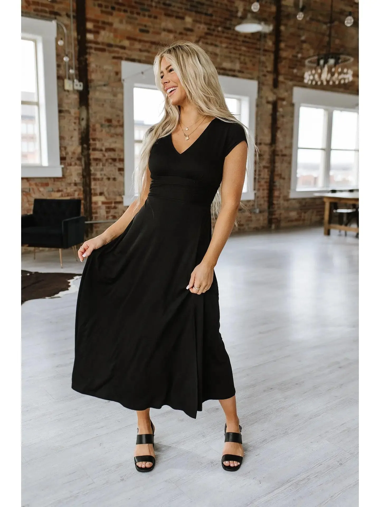 Walter V-Neck Maxi Dress