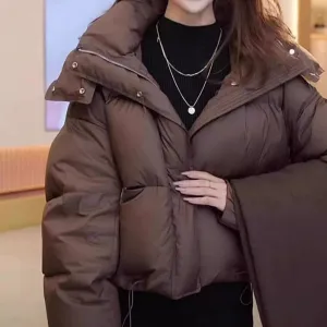 Winter Fashion Hooded Down Jacket