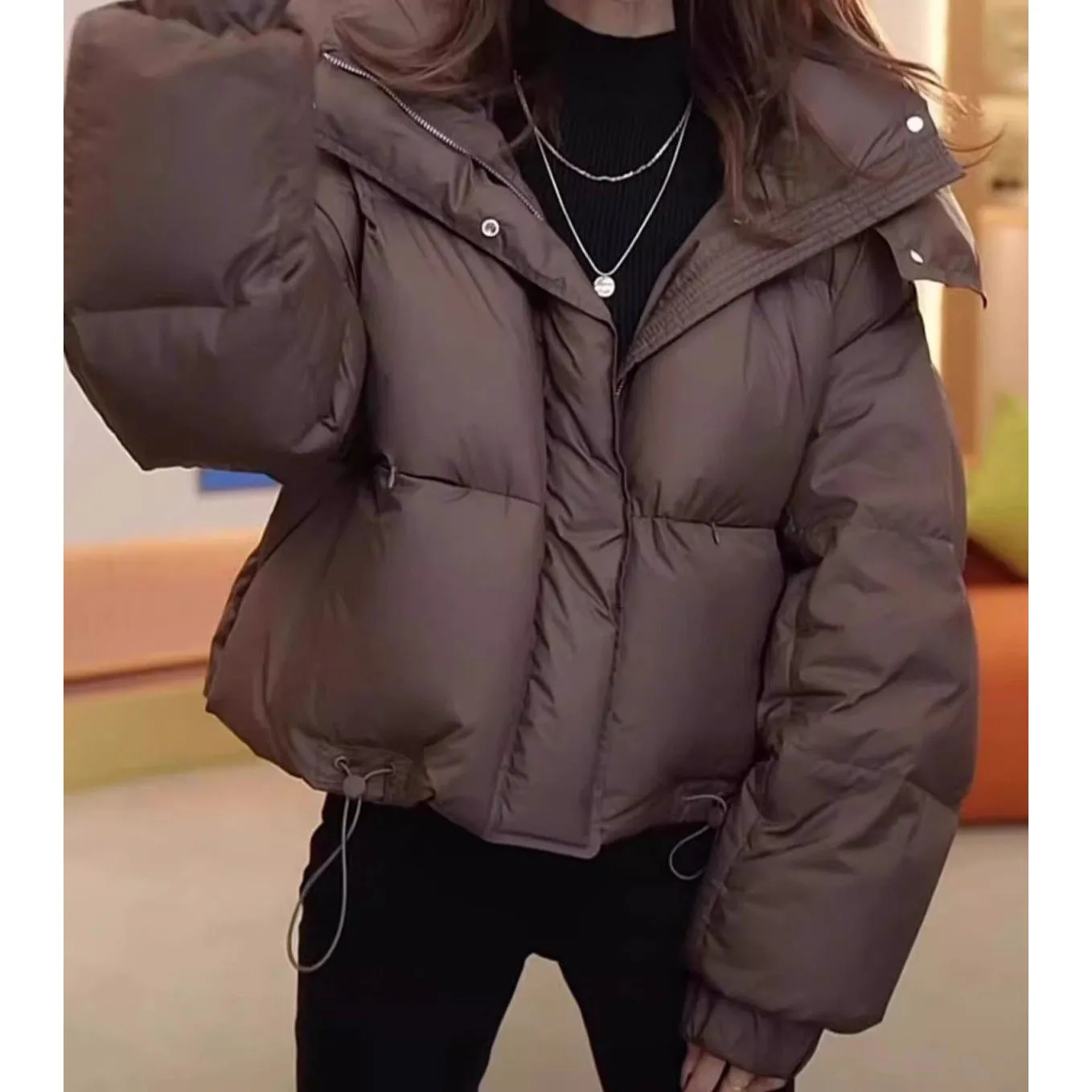 Winter Fashion Hooded Down Jacket