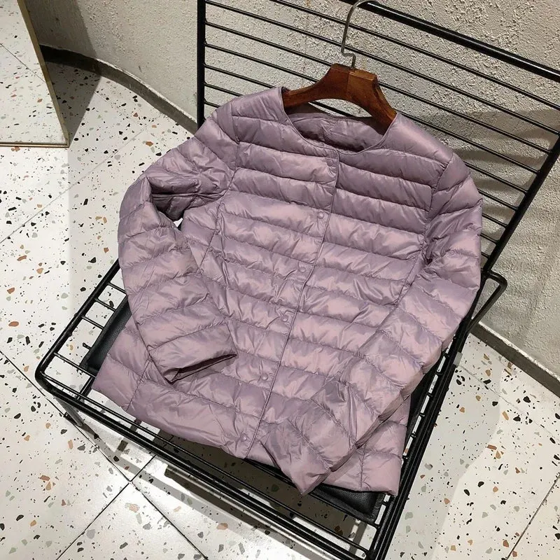 Women Spring Jacket New Arrival Ultralight 90% Down Parka
