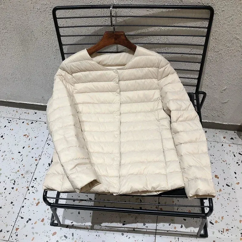 Women Spring Jacket New Arrival Ultralight 90% Down Parka