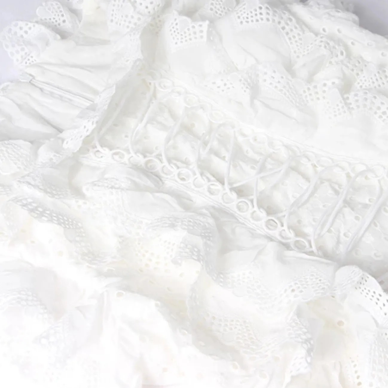 Women's High-Waist A-Line Sleeveless Lace Dress
