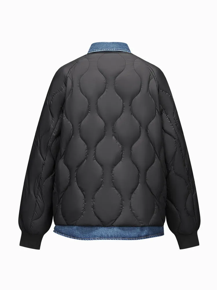 Women's medium light down jacket