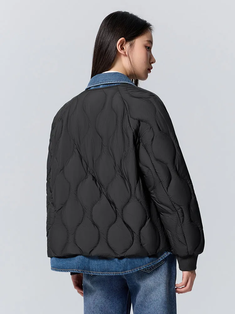 Women's medium light down jacket