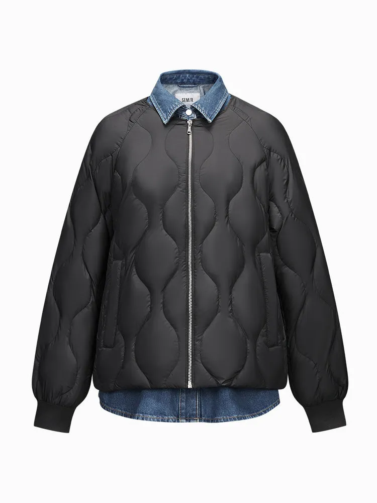 Women's medium light down jacket