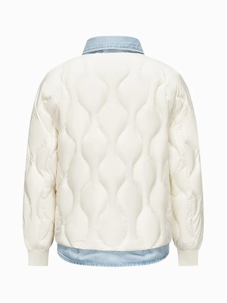 Women's medium light down jacket