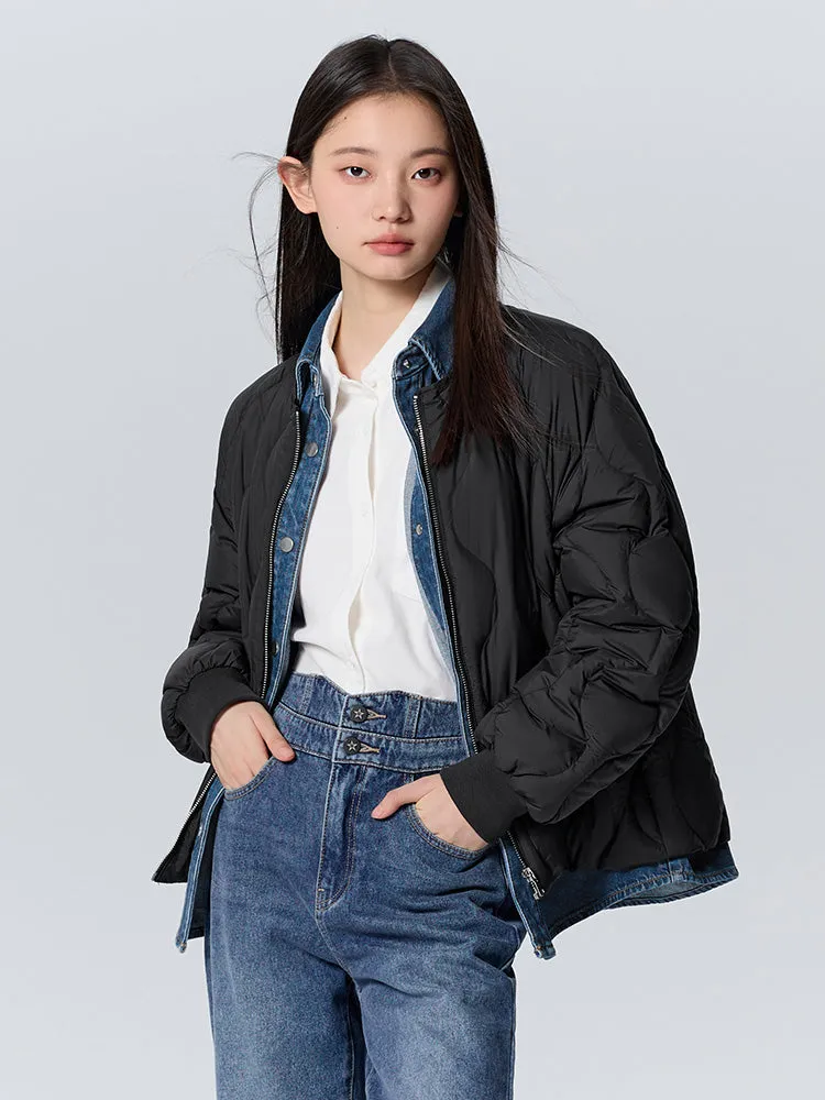 Women's medium light down jacket