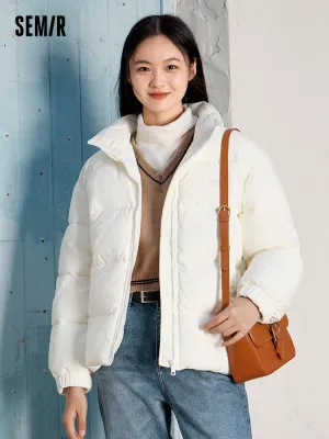 Women's short thick cotton coat