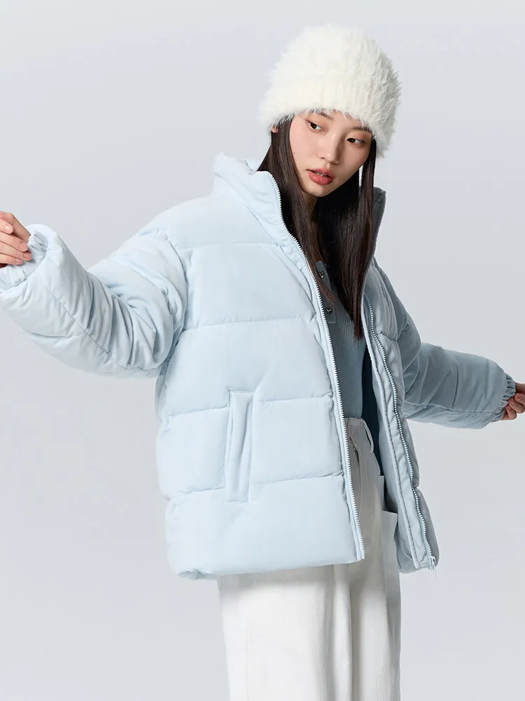 Women's short thick cotton coat