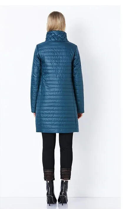Women's Winter Warm Thin Cotton-Padded Long Coat