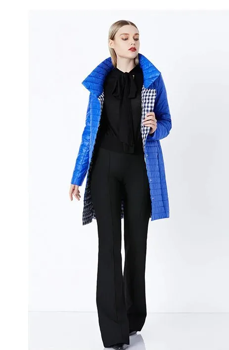 Women's Winter Warm Thin Cotton-Padded Long Coat