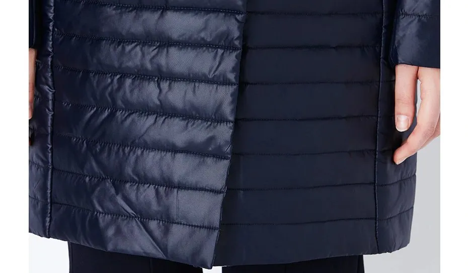 Women's Winter Warm Thin Cotton-Padded Long Coat