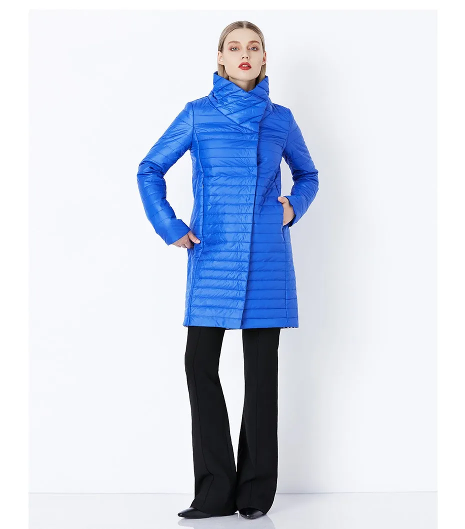 Women's Winter Warm Thin Cotton-Padded Long Coat