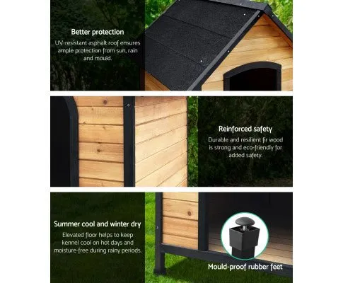Wooden Dog Kennel - Extra Large