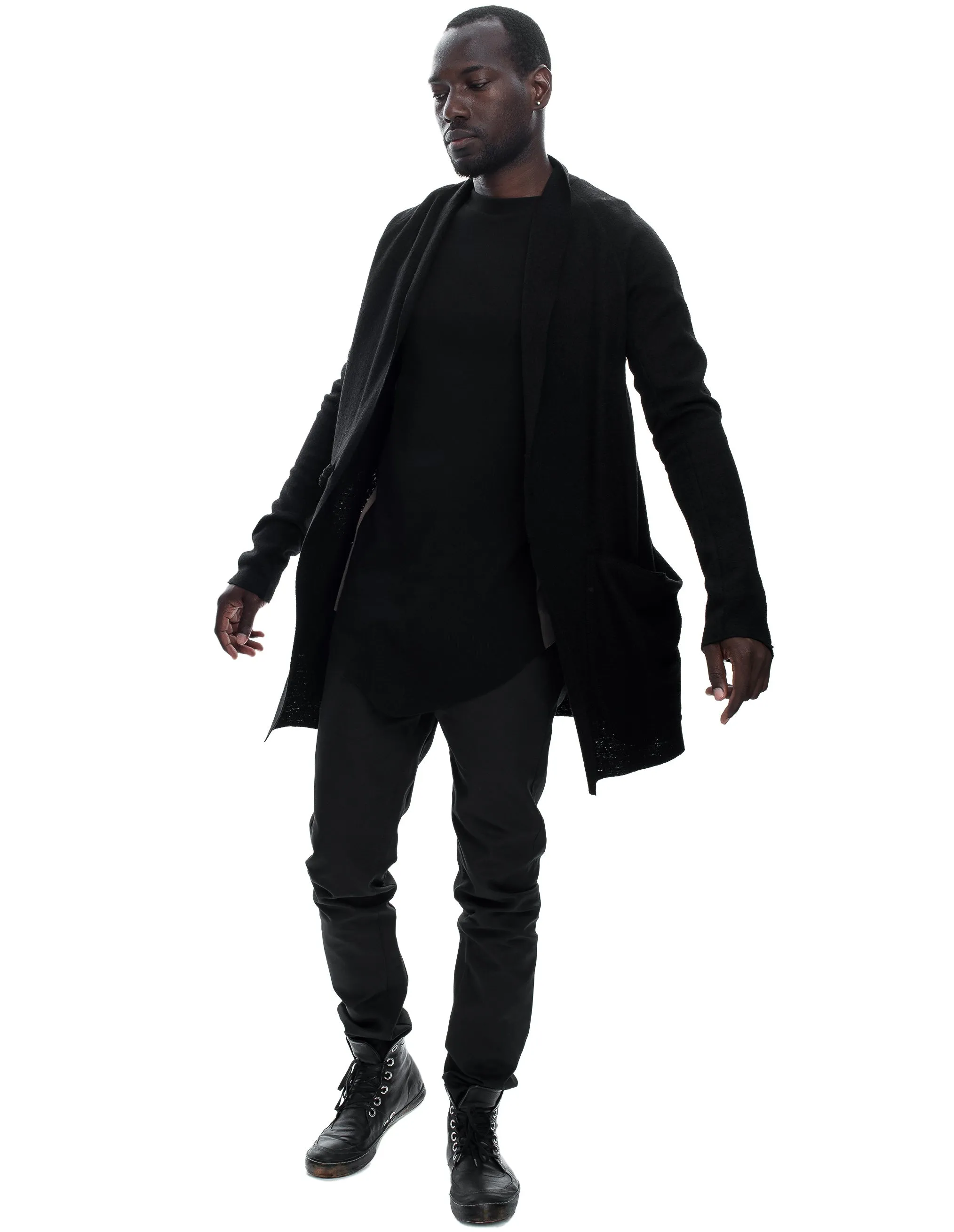 Wool Pocket Cardigan