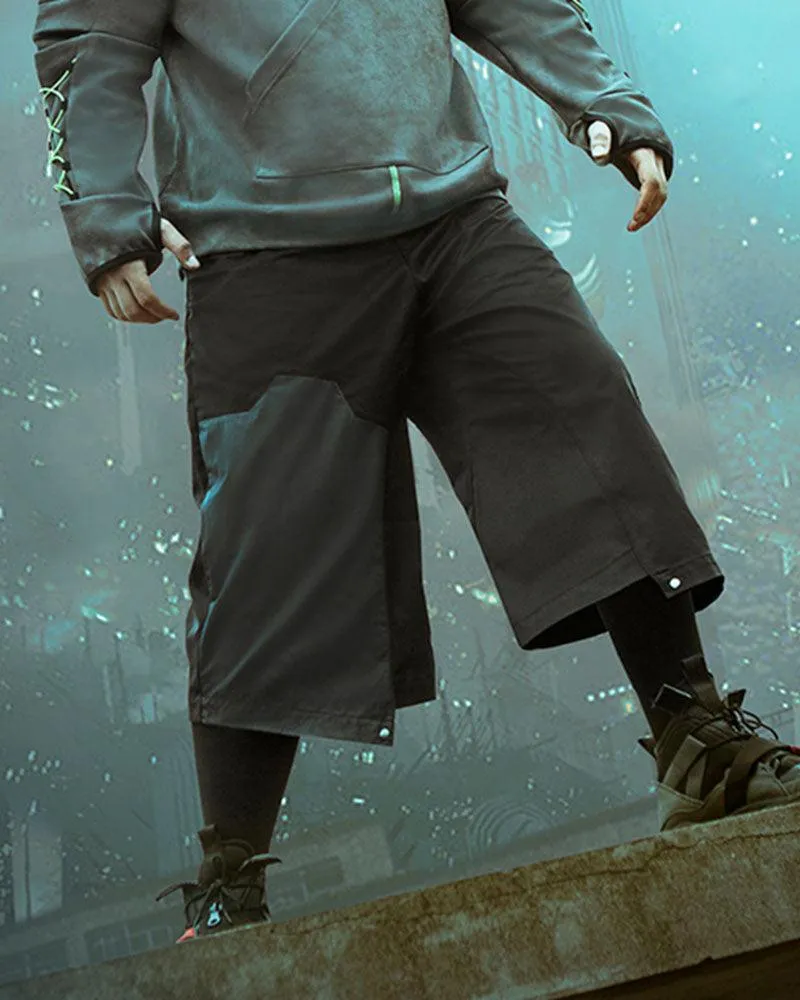 XIPHEVIL Cyberpunk Outfits City Judge Unisex Ninja Pants