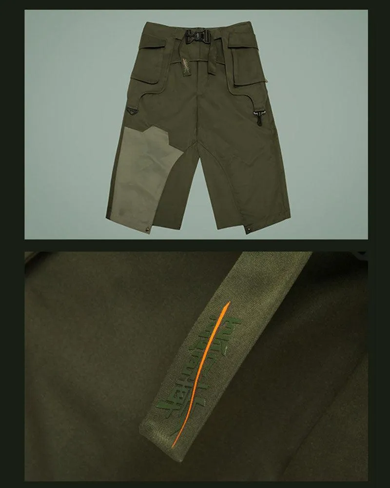 XIPHEVIL Cyberpunk Outfits City Judge Unisex Ninja Pants