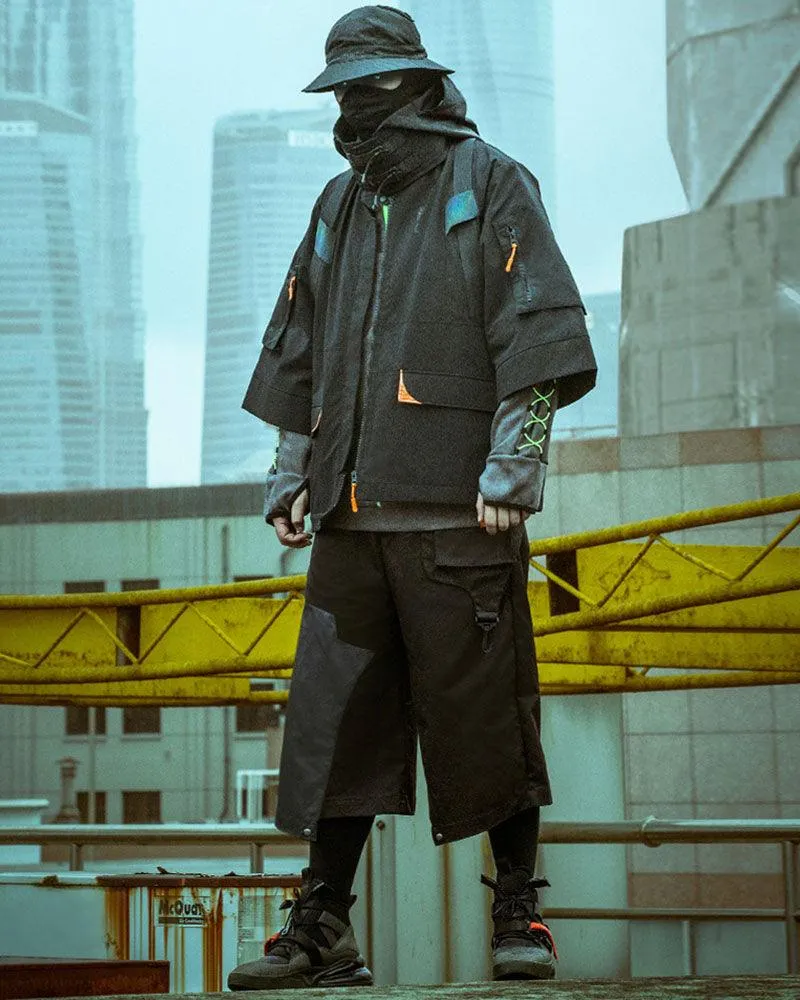 XIPHEVIL Cyberpunk Outfits City Judge Unisex Ninja Pants