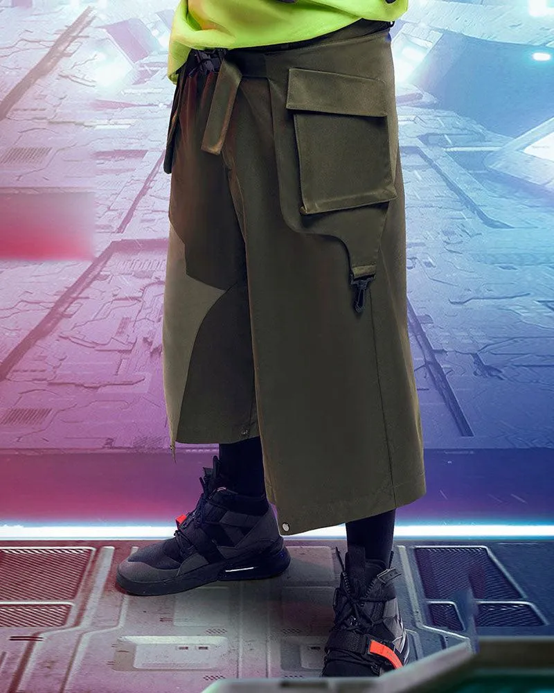 XIPHEVIL Cyberpunk Outfits City Judge Unisex Ninja Pants