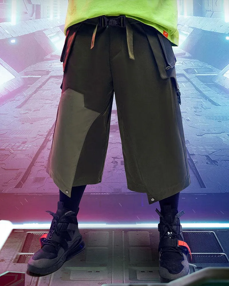 XIPHEVIL Cyberpunk Outfits City Judge Unisex Ninja Pants