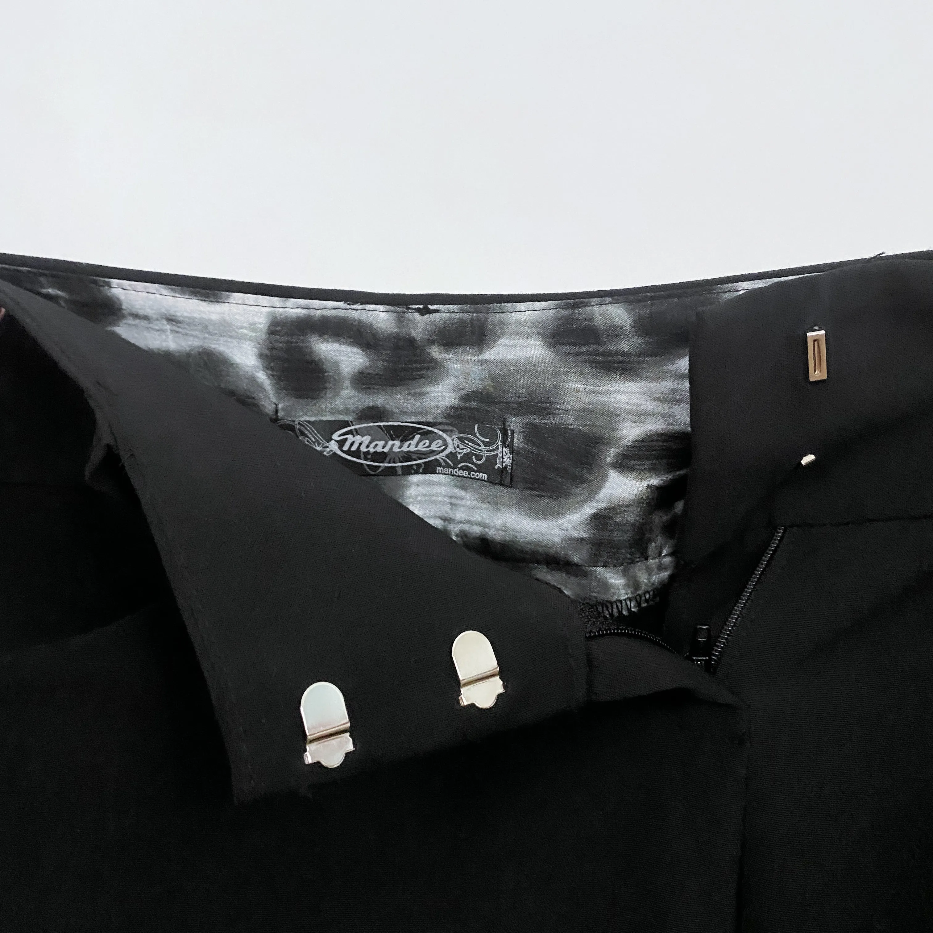 Y2K Black Flare Trousers - Size 3